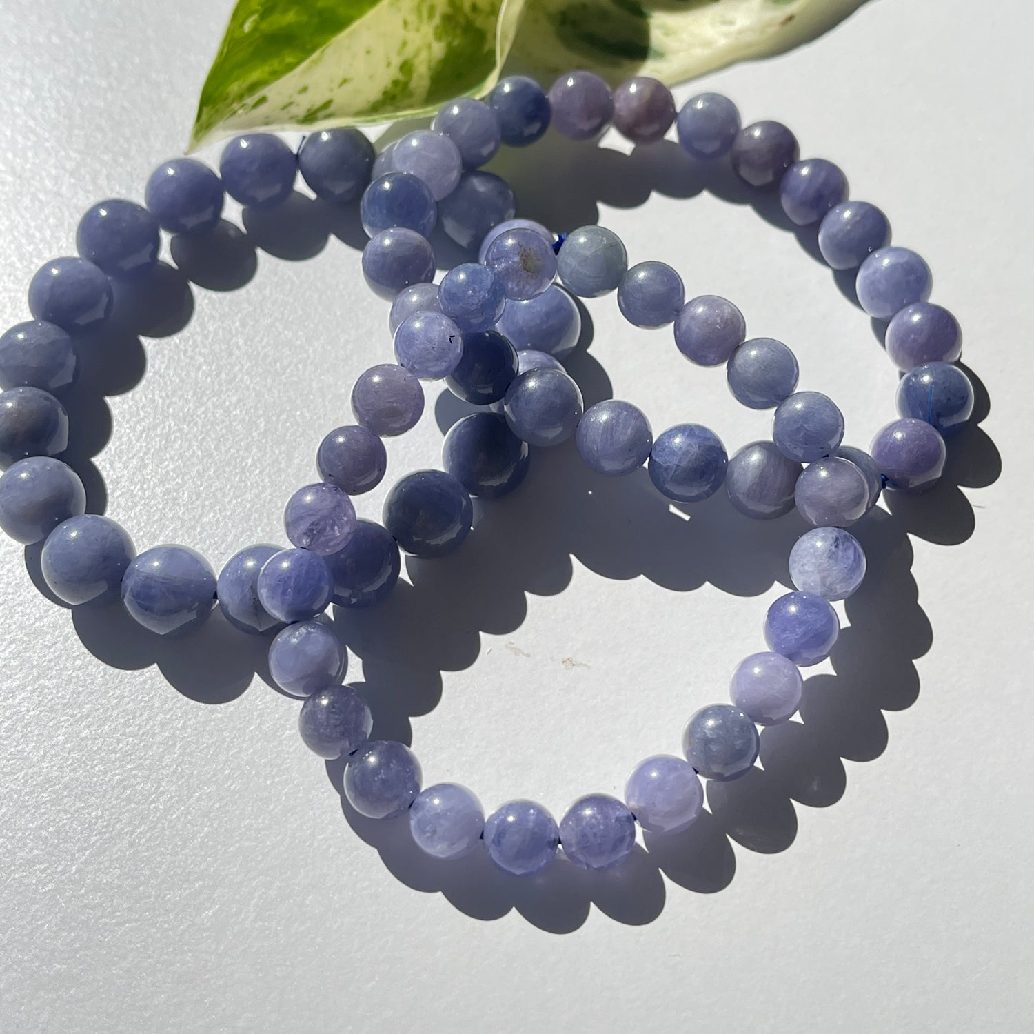 Tanzanite Beaded Bracelet