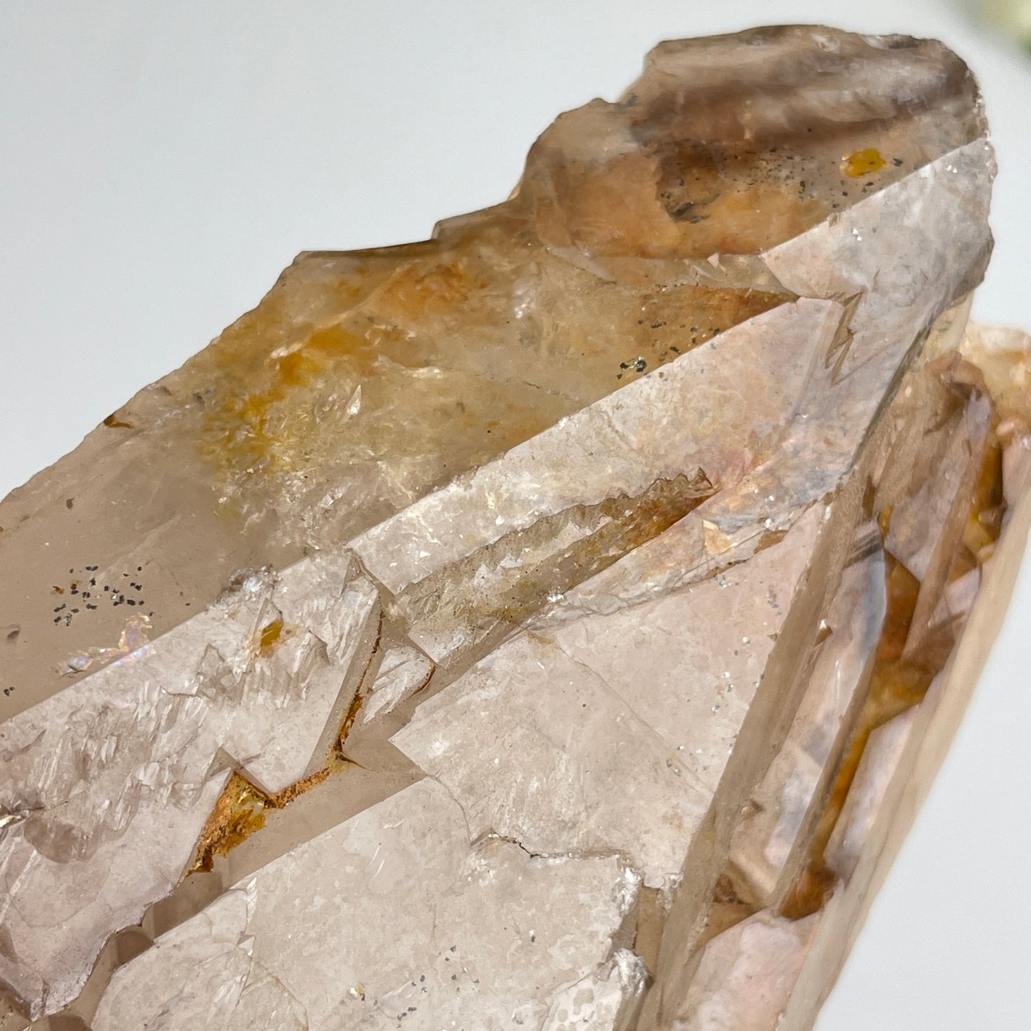 Smoky Elestial Quartz Cluster 380g