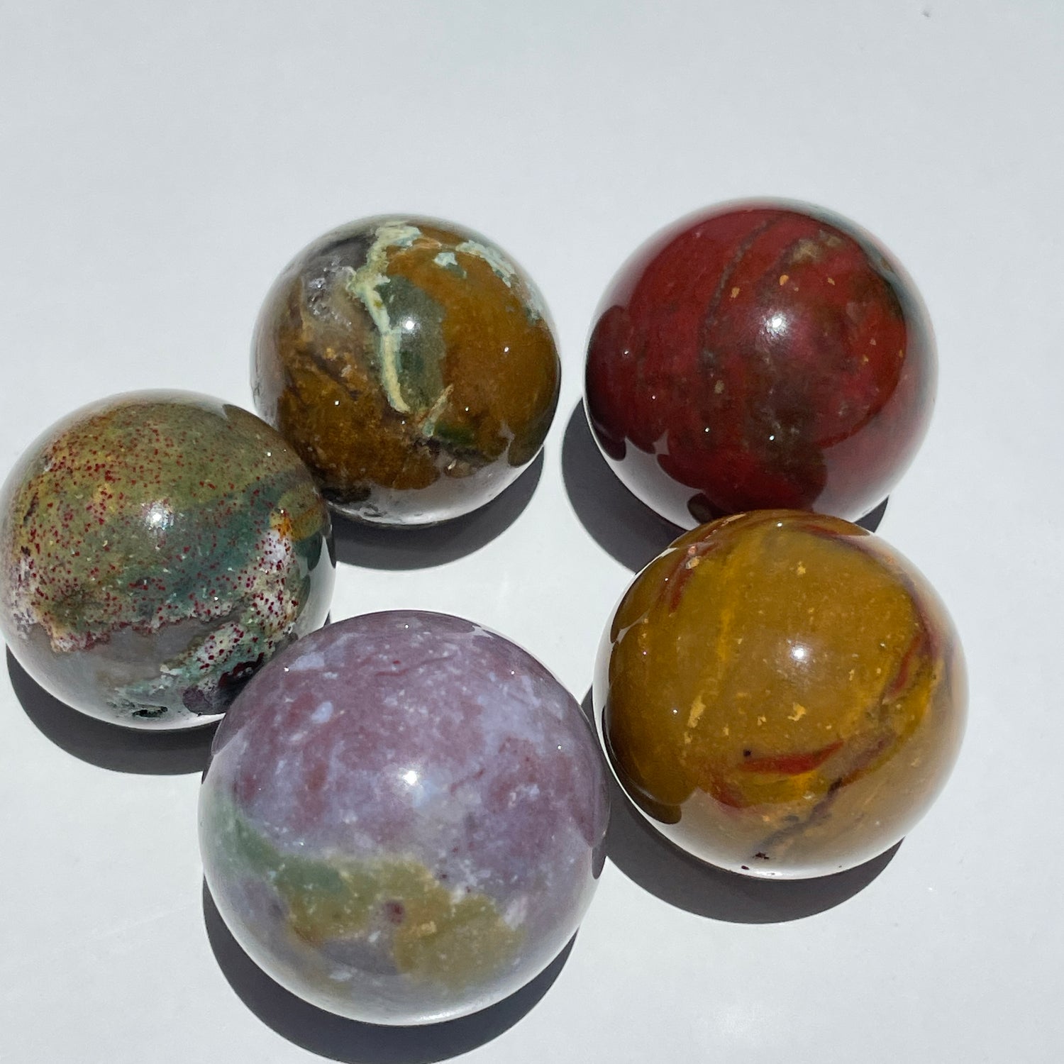 Ocean Jasper Sphere Sml Ass