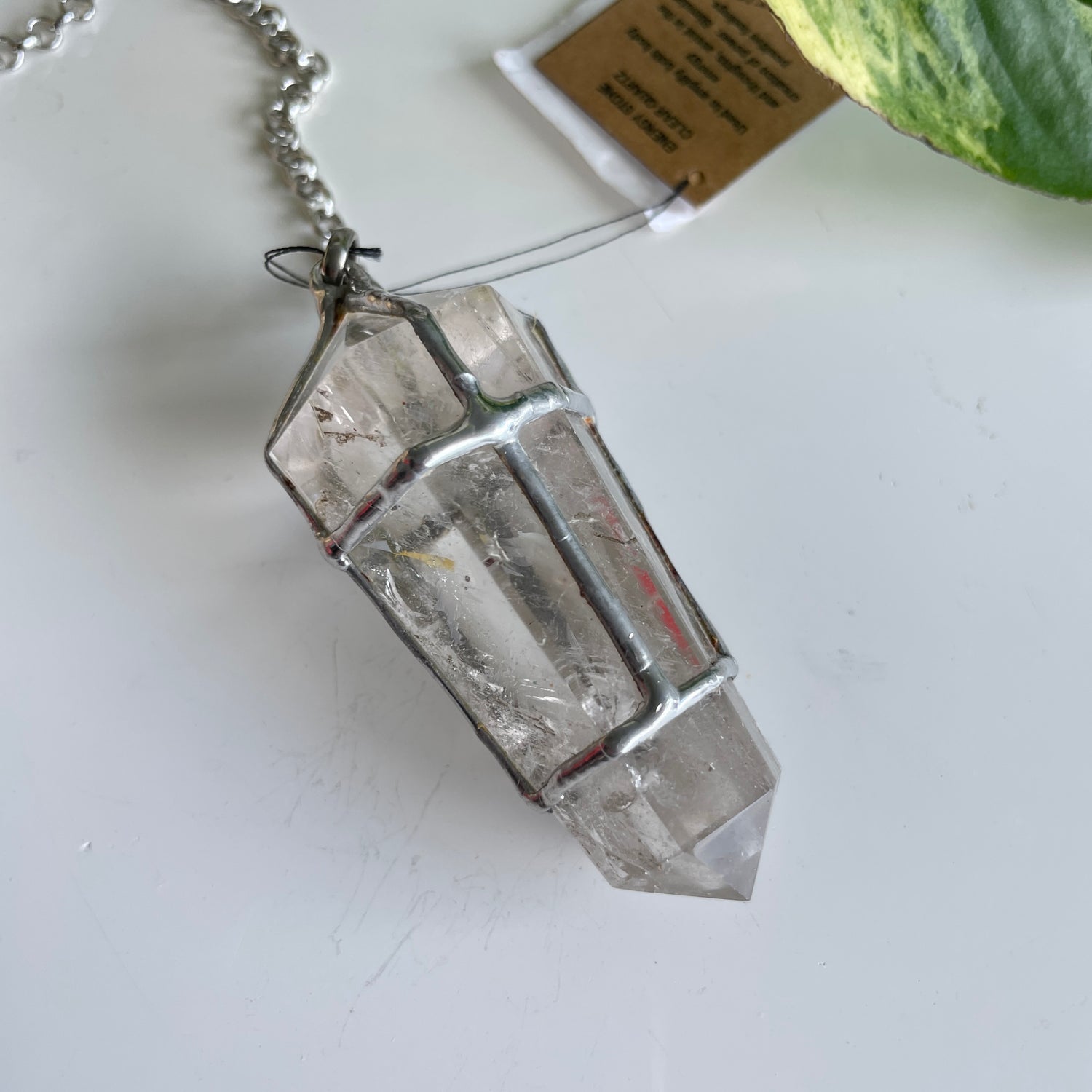 Clear Quartz Large Pendulum