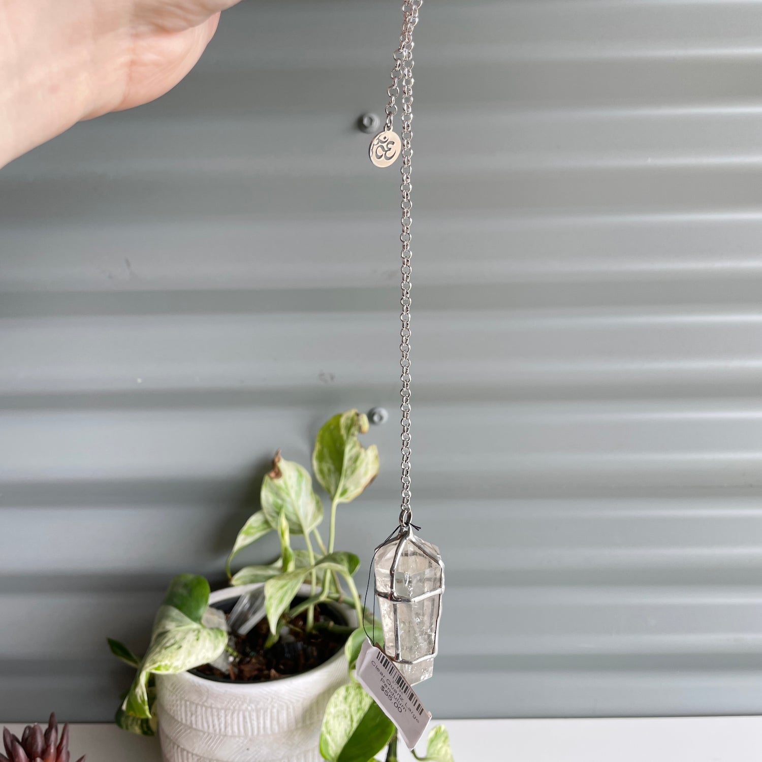 Clear Quartz Large Pendulum
