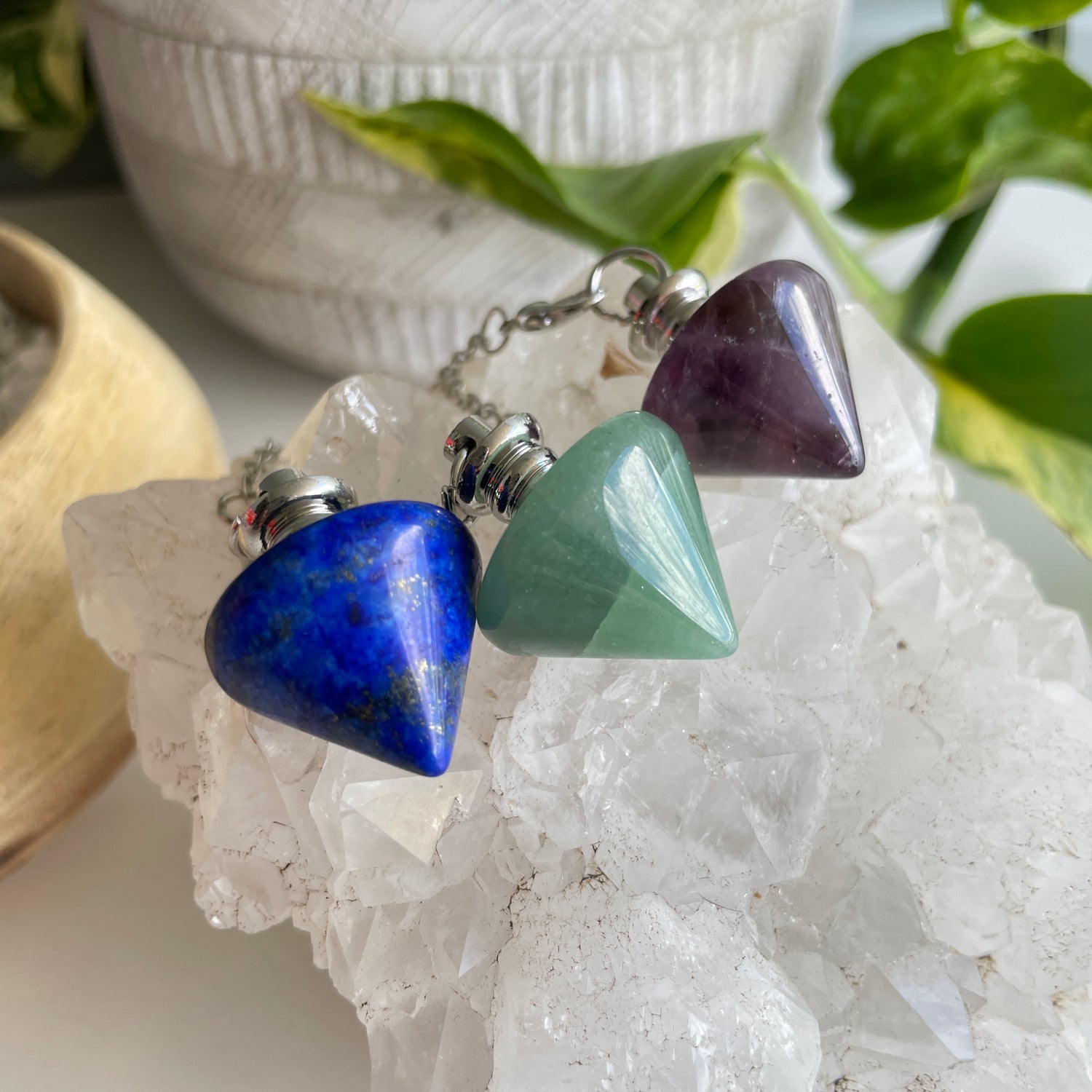 Crystal Cone Pendulum