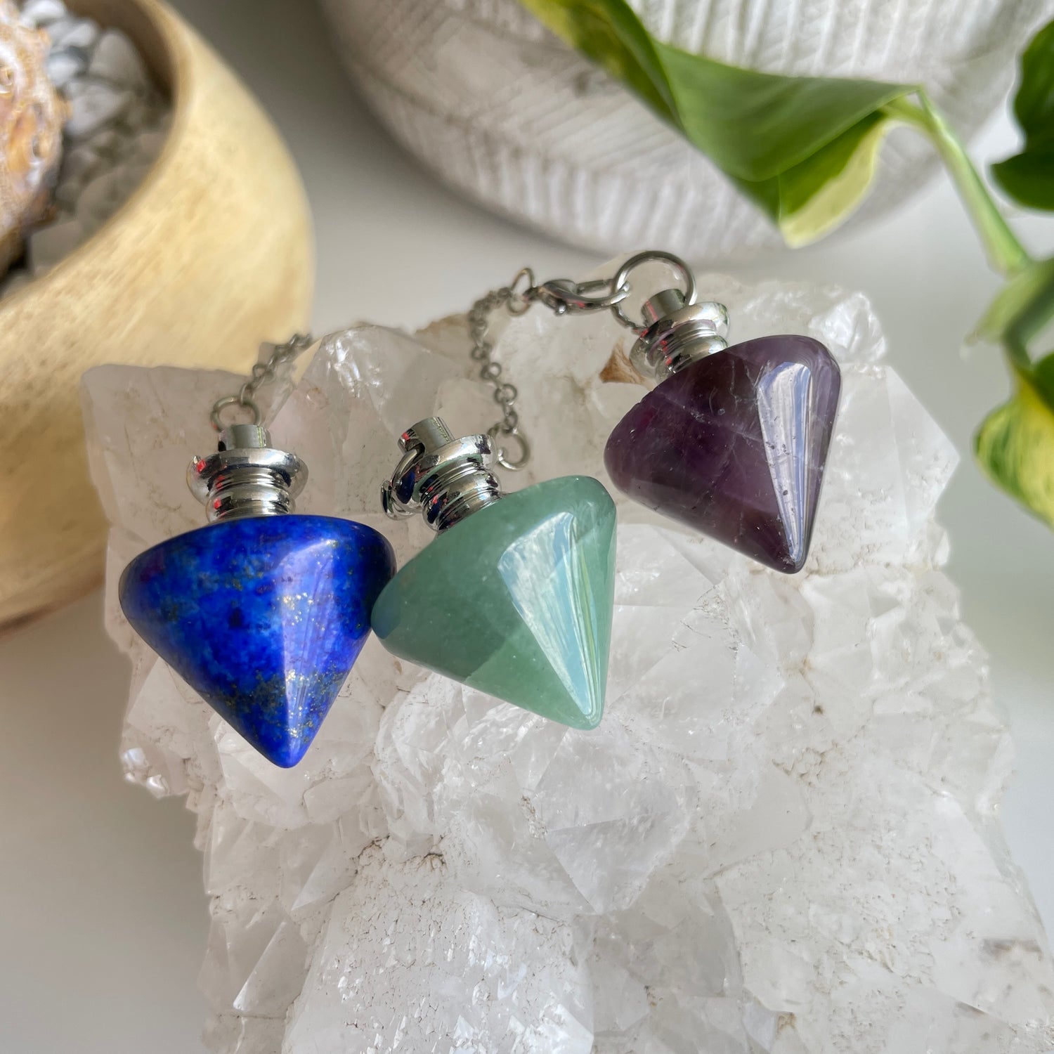 Crystal Cone Pendulum