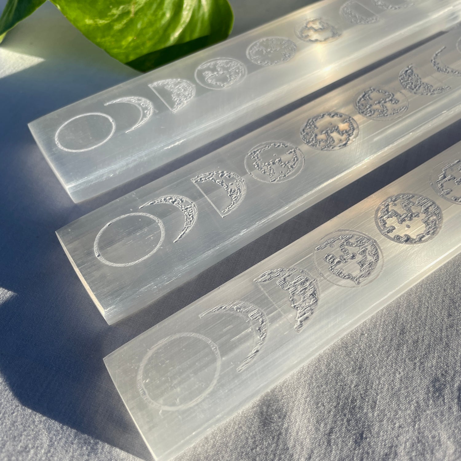 Selenite Moon Phase Ruler