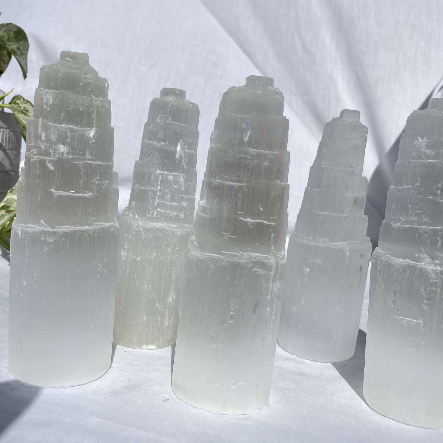 Selenite Tower Med 15cm